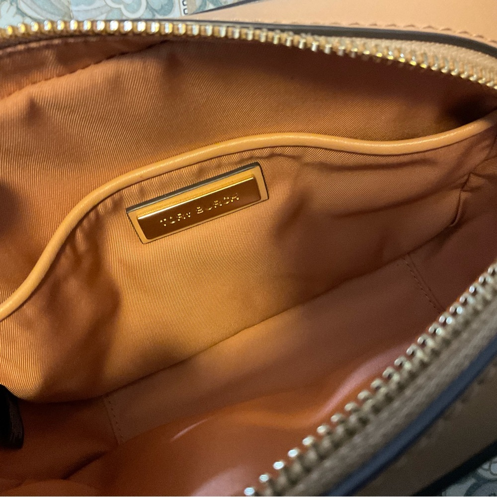 New Tory Burch McGraw Calf Hair Crossbody Camera Bag Rare - Picture 13 of 15